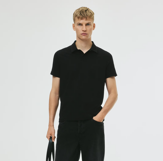 Plain Black PoloShirt