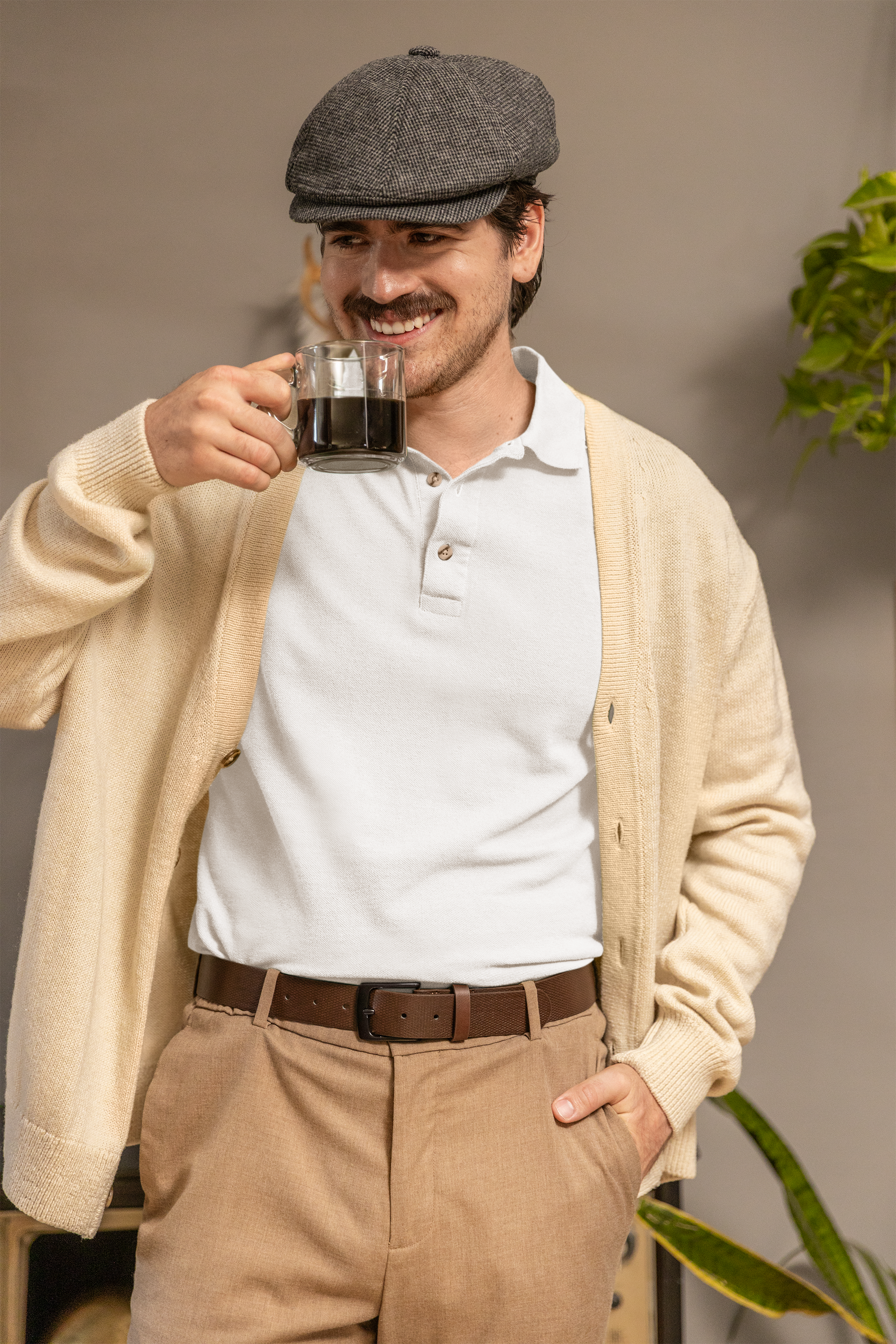 Legacy Polo – White Ledger