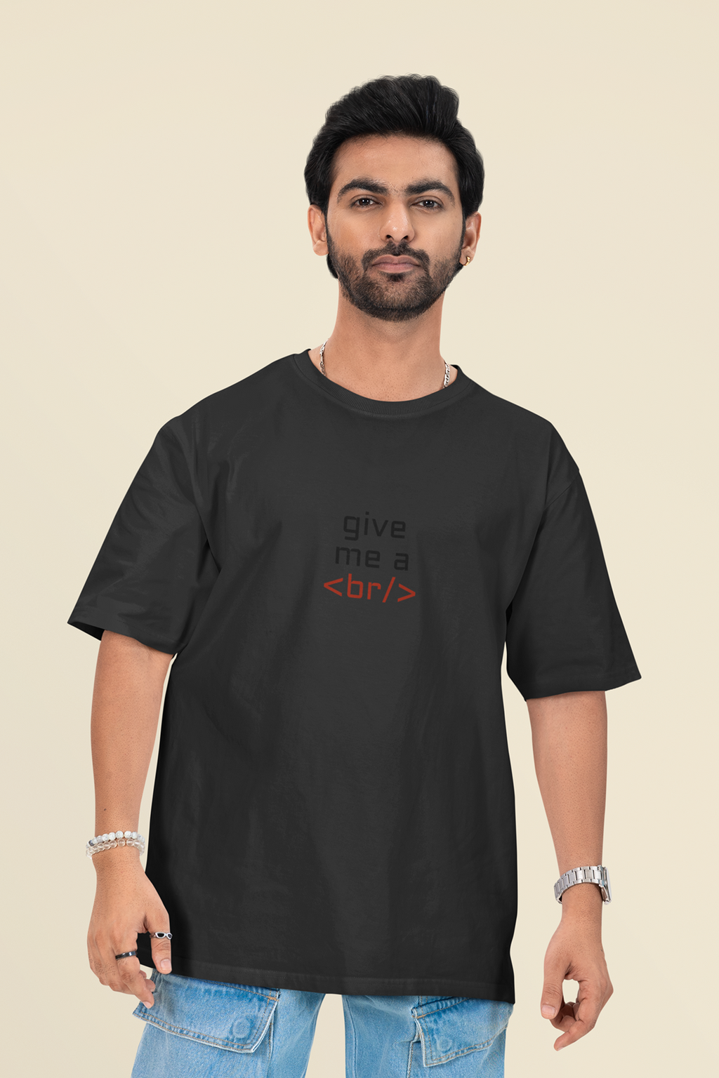 <br/> Men’s Oversized T-Shirt